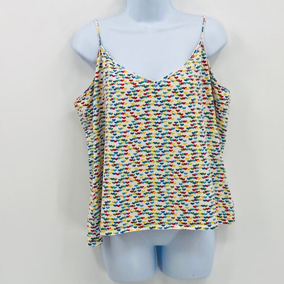 Torrid Plus Size 3 Multicolored Heart Print Camisole - Picture 1 of 5